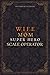 Scale Operator Notebook Planner - Luxury Wife Mom Super Hero Scale Operator Job Title Working Cover: Home Budget, 120 Pages, 5.24 x 22.86 cm, Teacher, Lesson, 6x9 inch, Planner, College, A5, Diary