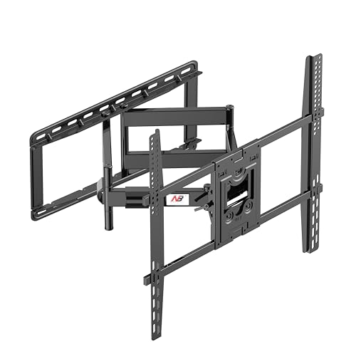 Image of North Bayou NB - SP5 Heavy Duty TV Wall Mount Double Arms Articulating Swivel TV Bracket for Most 75 inch-110 inch LED - LCD - OLED TVs, Load Capacity up to 90.9 Kg.