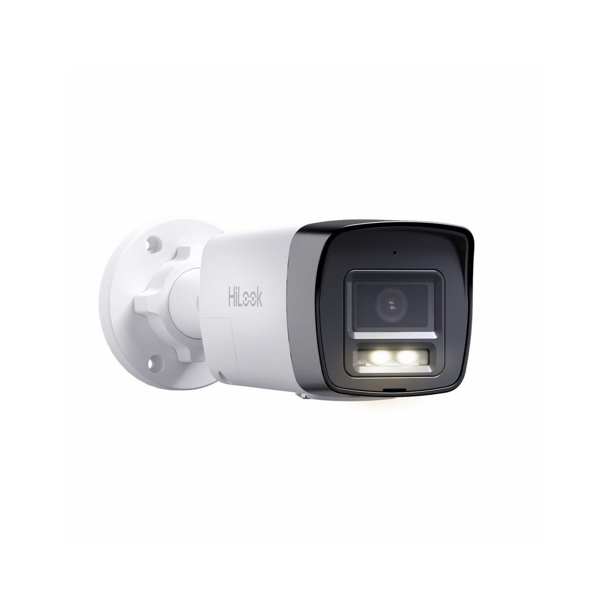 HiLook PoE IP Überwachungskamera aussen 4K 8MP SD IP67 ohne WLAN Nachtsicht | microSD bis 256GB, Personen-/Fahrzeugerkennung, App-Zugriff und integriertes Mikrofon im Außenbereich
