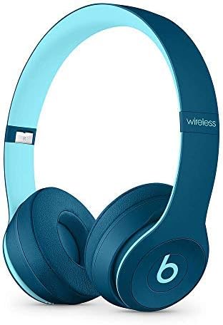 Beats by Dr. Dre - Beats Solo3 Wireless On-Ear Headphones - Beats Pop Collection - (Pop Blue) (Renewed)