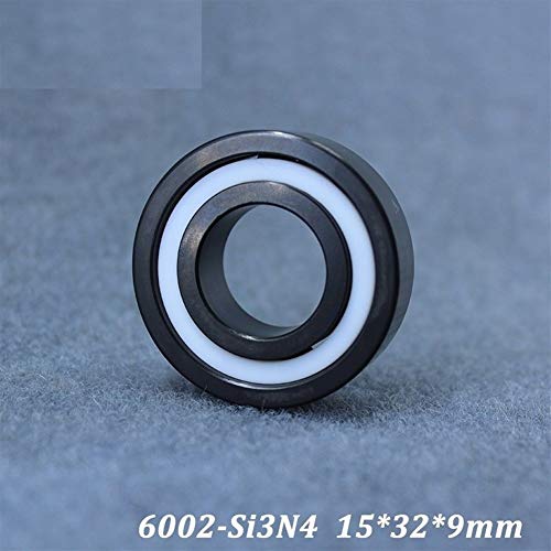 Roulement à billes céramique 6002 Si3N4 15x32x9 mm étanche et fluide - 6