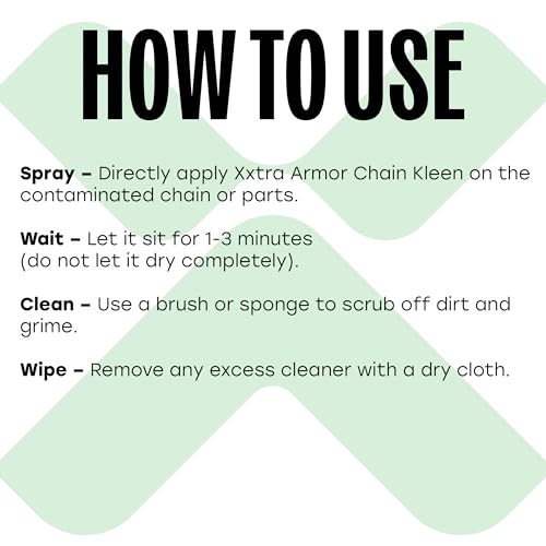 Image of Bike Chain Cleaner Spray (150mL) | Degreaser for Motorcycles, ATVs, Cycles & Chain-Driven Machines | Low-Residue Formula | Prepares Chain for Lubrication | Safe for All Chain Types