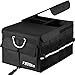 Favoto Organizador Maletero Coche Impermeable con Tapa Desmontable Asa de Aluminio Banda Reflectante, Caja de Almacenamiento Plegable y Antideslizante Gran Capacidad, Negro