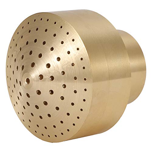 HERCHR Boquilla de rociado para Estanque, Cabezal de rociado G1-1/2 DN40, rociador de rociador, Accesorio de Fuente de jardín para Paisaje acuático, latón