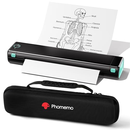 Phomemo Portable Printers Wireless for Travel - Bluetooth Thermal...