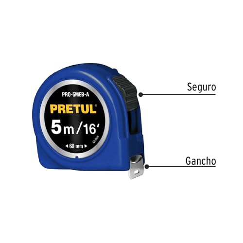 Flexómetro Pretul 5 m 17 Imagen adicional
