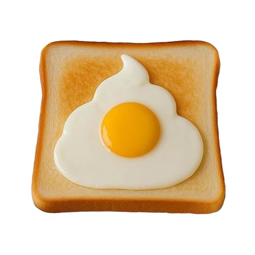 Molde para hornear huevos, molde creativo para tortitas, molde resistente al calor para formar panqueques, utensilios de cocina para el desayuno, camping y la preparación de comidas en