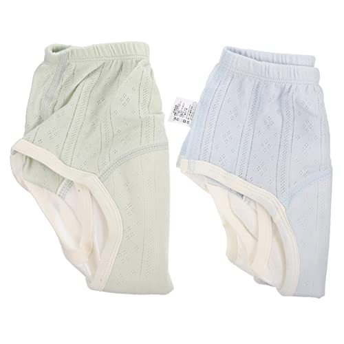 Yardwe 2pcs Cotton Training Pants for Absorbent and Washable Underwear for Boys Leak Design Soft Breathable for Potty Training