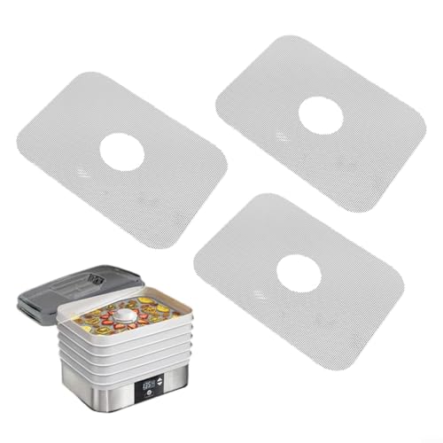 Fauhapyway Lot de 3 feuilles de déshydratation en silicone réutilisables et anti-adhésives pour sèche-linge 32100A 31 x 24 cm