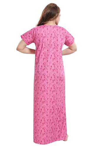 Image of TRUNDZ Women's Cotton Printed Maxi Nighty