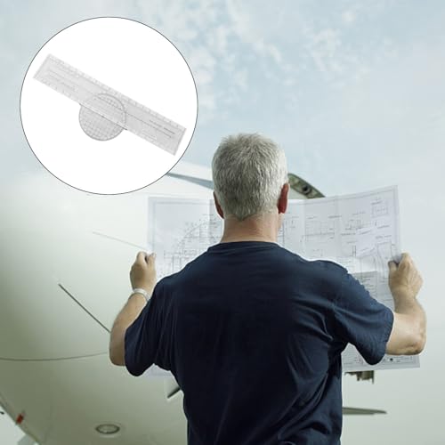 Regla Deslizante de Aviación 360° Rotatoria para Pilotos miniatura 3