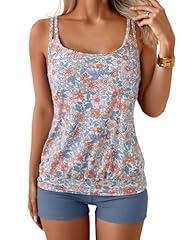 Orange Flowers, Gray Blue