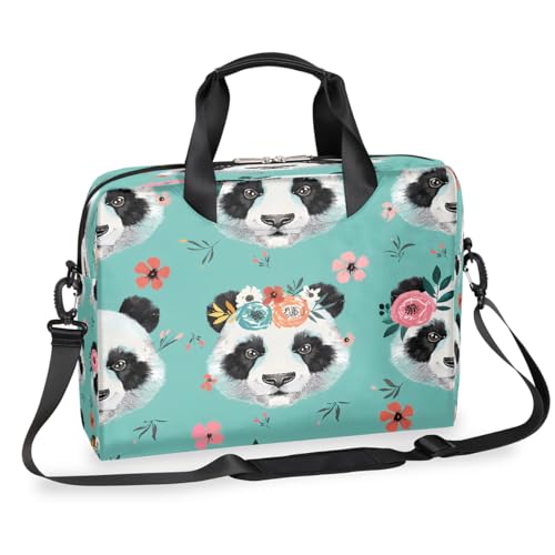 Sac ordinateur 16 pouces panda avec plusieurs poches pour homme et femme