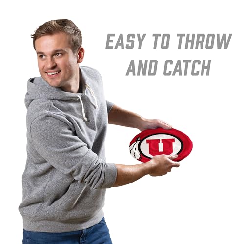 Image of YouTheFan NCAA Utah Utes Flimzee Bean-Bag Flying Disc