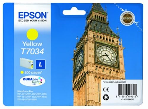Epson T7034 Cartouche d'encre Jaune Amazon Dash Replenishment est prêt - vue 2