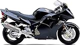 H.012.LN mivv 2 auspuff kein kat oval titan kompatibel mit honda cbr 1100 xx 1997 1998 1999 2000 2001 2002 2003 2004 2005 2006 mototopgun