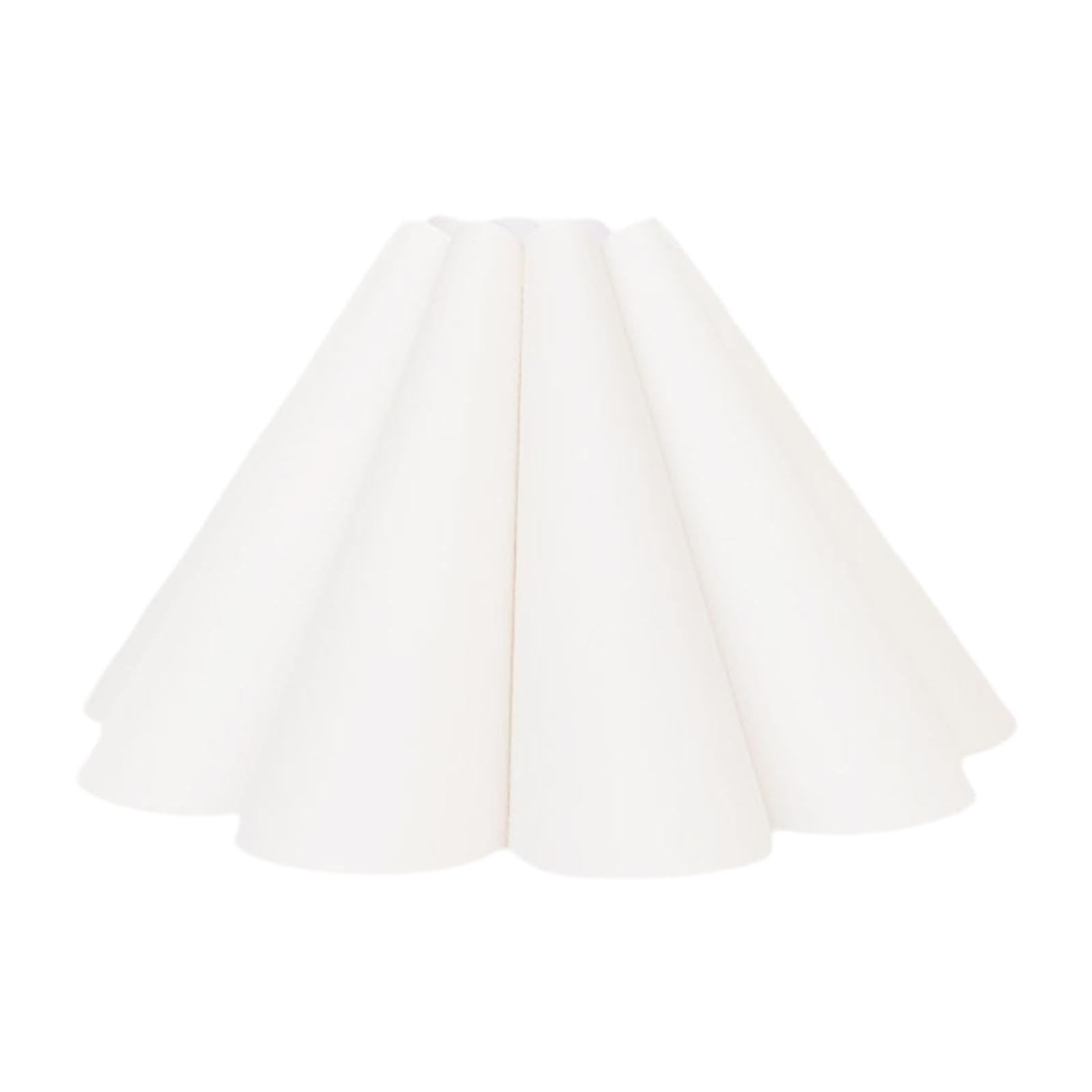 perfk Petal Tabletop Lamp Shade Floor Light Fixture Cover Desktop Light Shade for Wedding, 9x27.5x17cm