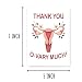 APVGifts Thank You O-Vary Much Card - Uterus Card - Pun Card - Greeting Card - Obgyn Greeting Card - Gynecologist Appreciation Card - Hysterectomy Card