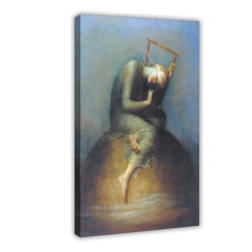 Toile Hope de George Frederic Watts - Tableau de décoration murale salon
