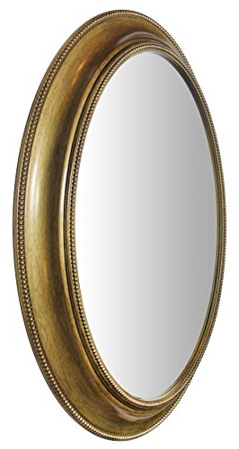 Infinity Instruments Sonore 30 Inch Antique Gold Wall Mirror #TOP2