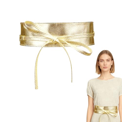 ​​Breiter Gürtel Damen,Taillengürtel Damen Breit,Bindegürtel damen Golden,gürtel zum Binden,Bindegürtel für Kleider,Taillengürtel Breit,Ledergürtel für Kleid,Breite Gürtel für Kleider mit Schnürung​​