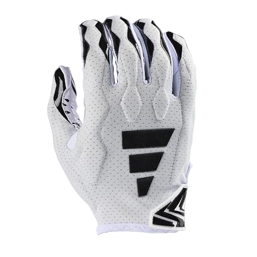 Adidas Freak 6.0 Padded Receiver Football Gloves, White/Black, Medium