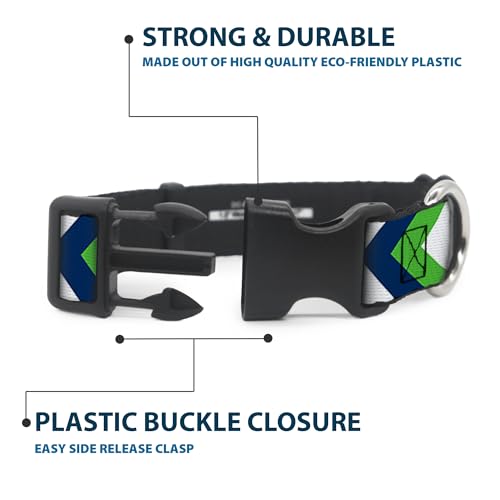 Collier plastique réglable 16-58 cm à chevrons pour chien taille M - 5