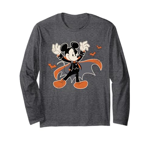 Mickey Dracula t-shirt Halloween manches longues pour la récolte de bonbons