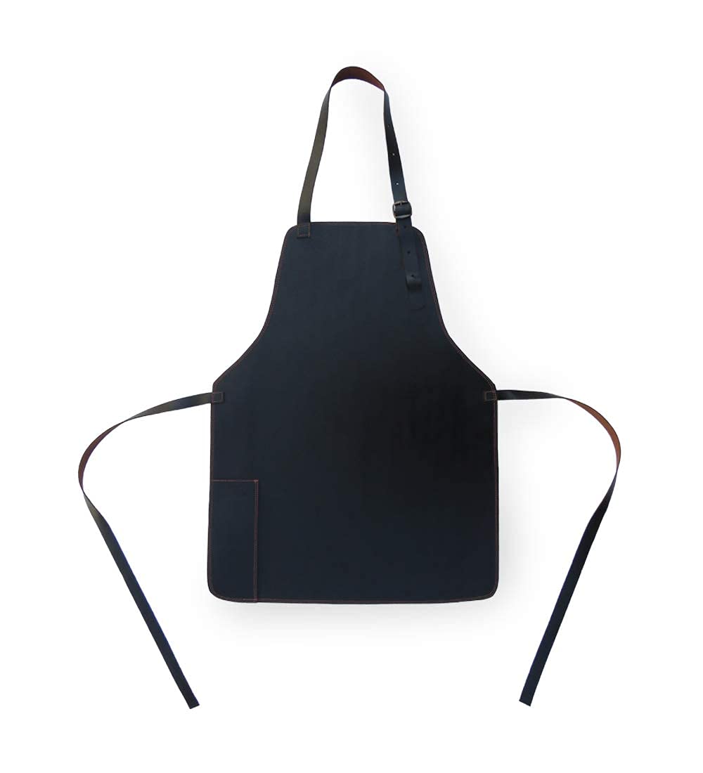 RUPESTRE Smooth Leather Grill Apron – Natural Handmade Leather Apron