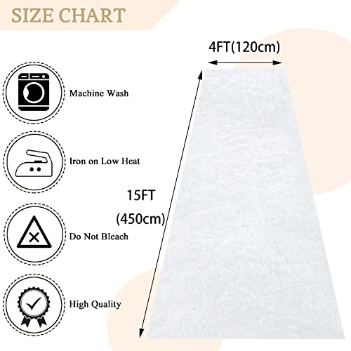 MODFUNS White Aisle Runner for Wedding Ceremony 4Ftx15Ft Wedding Rustic Aisle Runners Outdoor Wedding Decorations Aisle Runner Bridal Shower Aisle Floor Runner Velvet Aisle Runner Rug Prom Runway by MODFUNS - Image 3