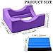PHITUODA Silica Gel Cup Cradle with Built-in Slot, Small Tumbler Cup Stand, Sturdy Tumbler Cradle Holder for Vinyl Decals Application (Purple)