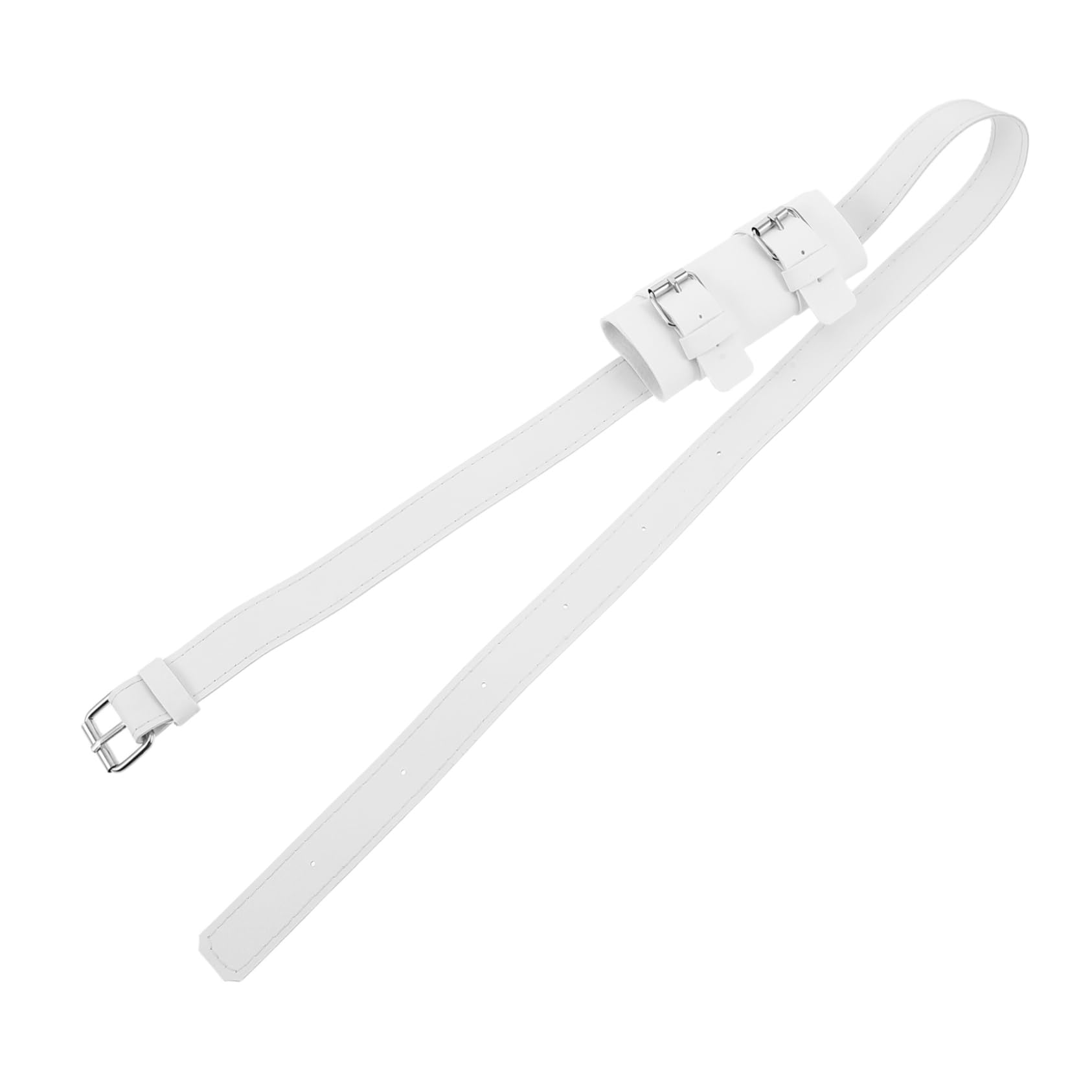 OUNONA Sword Belt Lanyard Sword Sheath Medieval Sword Belt Sword Back Belt Sword Holder Sword Storage Bag Sword Case Sword Belt Sword Belt Holder White Leather