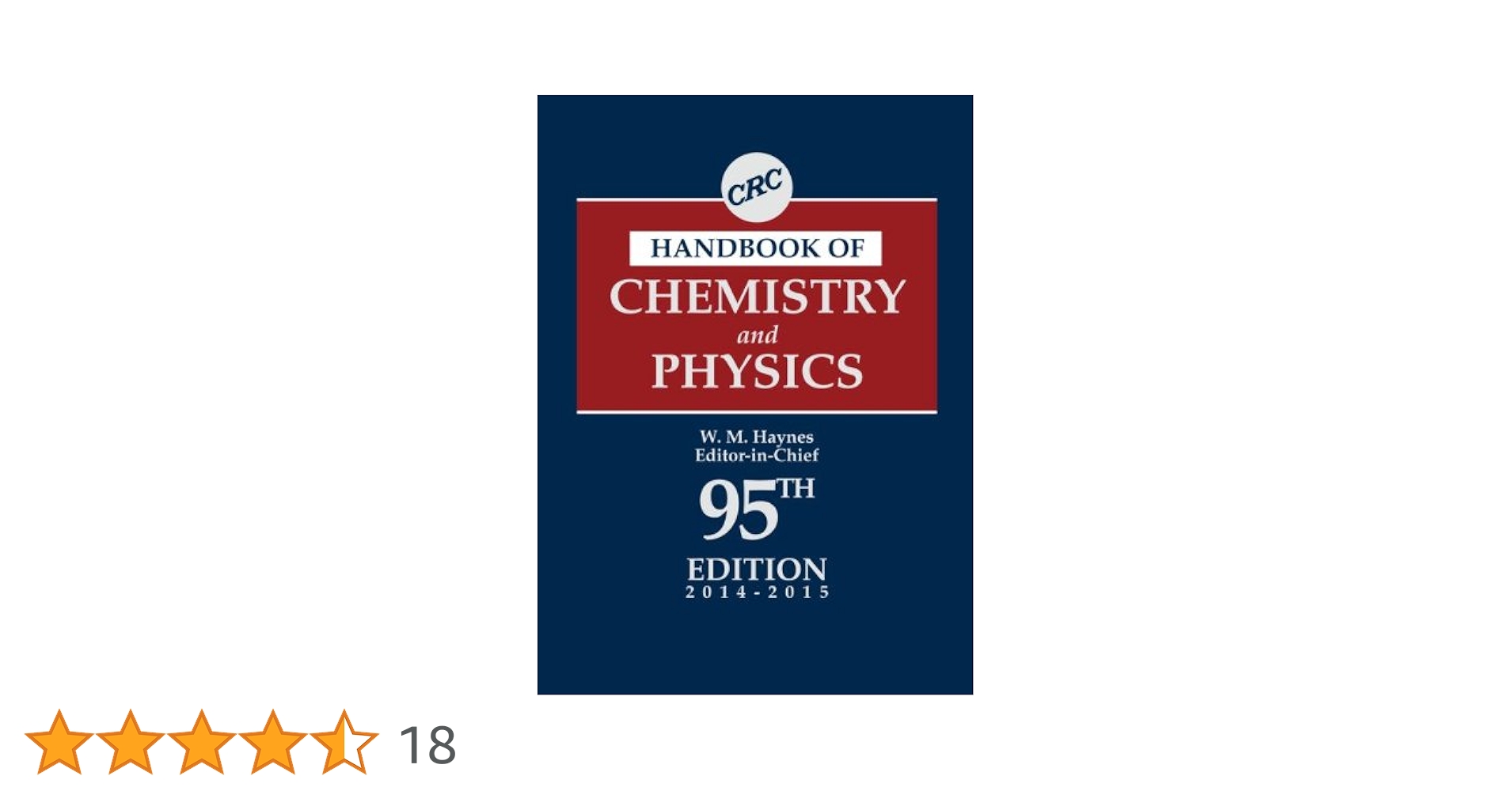 CRC Handbook of Chemistry and Physics: Haynes, William M