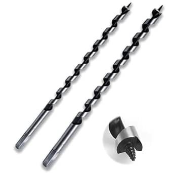 QWORK Wood Auger Drill Bits, 12mm X 400mm, Cuts Shallow And Deep Holes In Wood 1 Piece - View #10