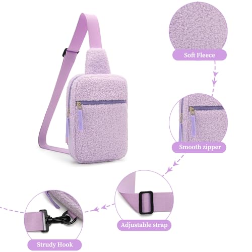 Image of Birthday Gifts for 8 9 10 11 12 Year Old Teens Girls Kids, Fanny Pack Crossbody Bag Sling Belt Bags Purse, Dorm Travel Essentials for Girls Fashion, Preppy Tween Teen Girl Gift Trendy Stuff