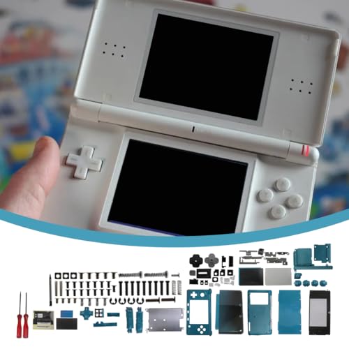 Image of Housing Shell for Nintendo 3DS System Replacement Screen Tools Console Aqua Blue