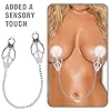 Nipple Clamps Men Adult Nipple Clamps Women Adult Stainless Steel Adjustable Nipple Clamp,Non-Piercing Nipple Rings Decorative Clip,Women Men Couple Toys Accessories (Chain Clamps) #3