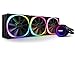 NZXT Kraken X73 RGB 360mm - RL-KRX73-R1 - Raffreddatore di liquido CPU AIO RGB - Pompa migliorata - Alimentato da CAM V4 - Connettore RGB - Ventole del radiatore Aer RGB V2 da 120 mm (3 incluse)