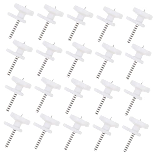 Image of Cabilock Mini White Traceless Hooks 50pcs Photo Frame Hanger Nails Wall Hanging Easy to Install