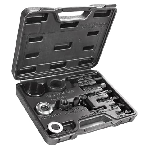 Thorstone Power Steering Pulley Puller Installer Kit for Water Pump, Vacuum Pump Pulleys Installation Remover on Most Engines, and High Performance Cover