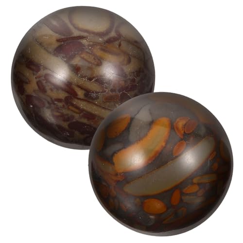 KOMBIUDA Chinese Handrolls Balls Hand Exercise Ball Set 2pcs for Hand Rolling Sturdy Material