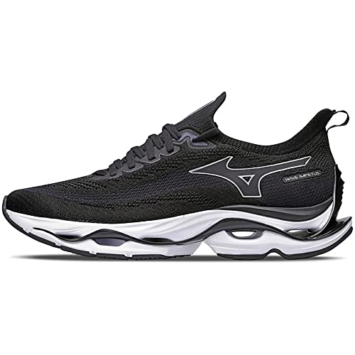 TÊNIS MASCULINO MIZUNO WAVE IMPETUS ESPORTIVO PARA CORRIDA Cor:Preto;Tamanho:40