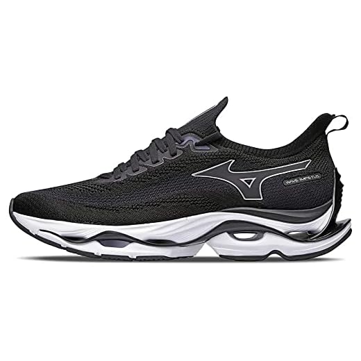TÊNIS MASCULINO MIZUNO WAVE IMPETUS ESPORTIVO PARA CORRIDA Cor:Preto;Tamanho:40