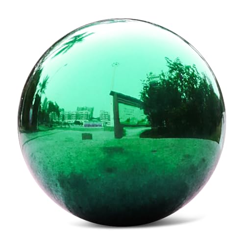 SUCREVING Stainless Steel Gazing Ball 10 Inch