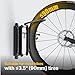 monTEK Swivel Bike Wall Mount, Bike Hangers for Garage, Bike Wall Mount with Two Extra Storage Hooks, Bike Hanger Wall Mount for Space Saving, Bike Rack Garage Holds Up to 77 lbs