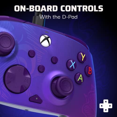 PDP Gaming REMATCH Advanced Wired Controller for Xbox Series X|S/Xbox One/PC, Customizable, App Supported - Purple Fade - 2