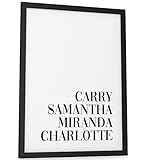 Papierschmiede® Typografie Poster, DIN A4 (21x30 cm), 