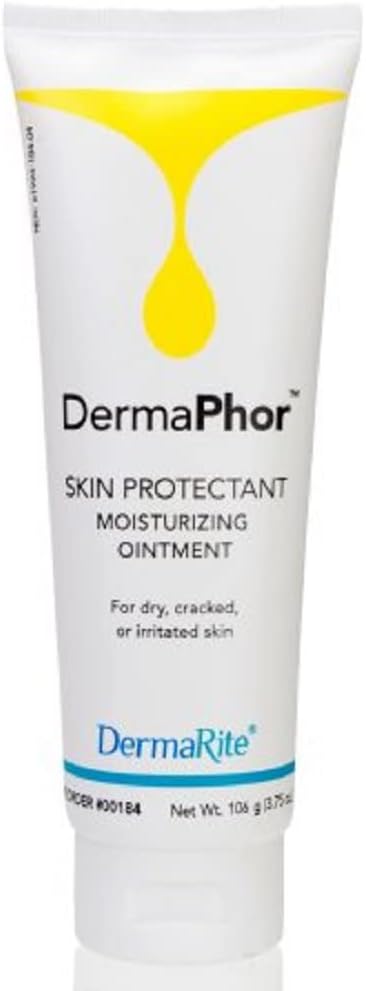 DermaPhor Skin Protectant Moisturizing Ointment - 3.75 Oz - for Dry, Cracked or Irritated Skin - Heals Minor Cuts and Wounds - Fragrance Free