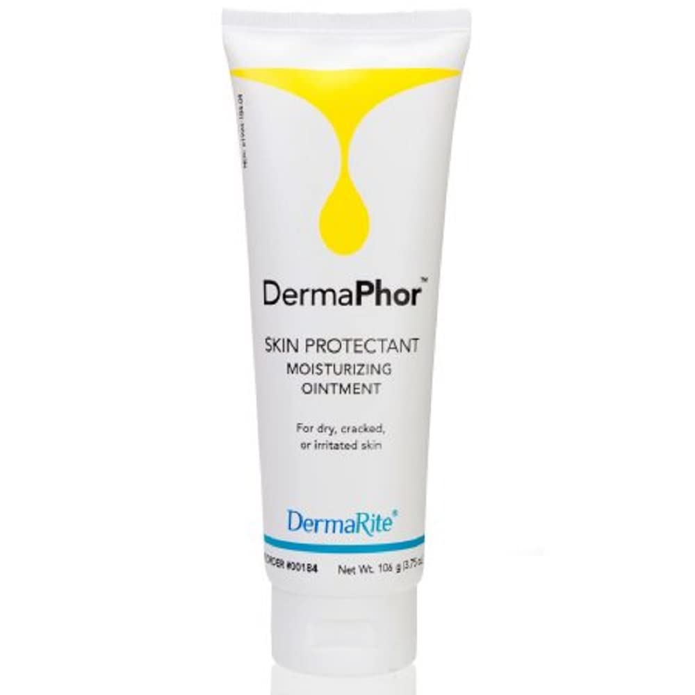 DermaPhor Skin Protectant Moisturizing Ointment - 3.75 Oz - for Dry, Cracked or Irritated Skin - Heals Minor Cuts and Wounds - Fragrance Free