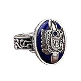 Susen Fashion Vintage Vampire Diaries Salvatore Damon Stefan Finger Family Crest Ring